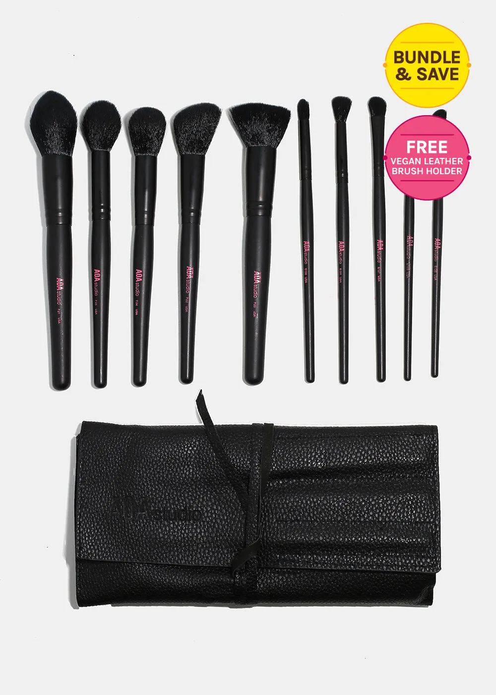 AOA Plush Faux Mink Brush Set