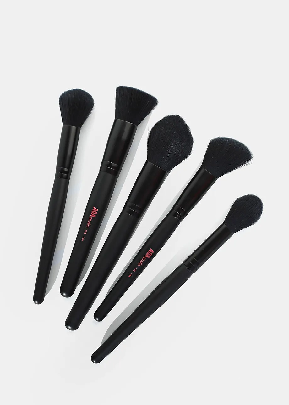 AOA Plush Faux Mink Brush Set