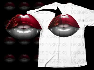 Arizona Diamondbacks Team Lip Design Graphic Png Digital Download