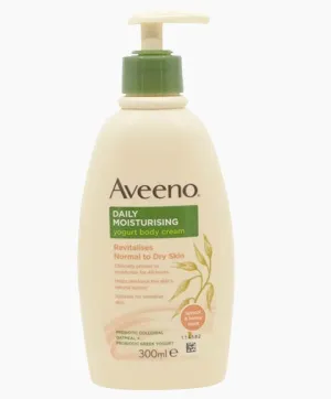 Aveeno  Daily Moisturizing Yogurt Body Cream With Apricot And Honey Scent