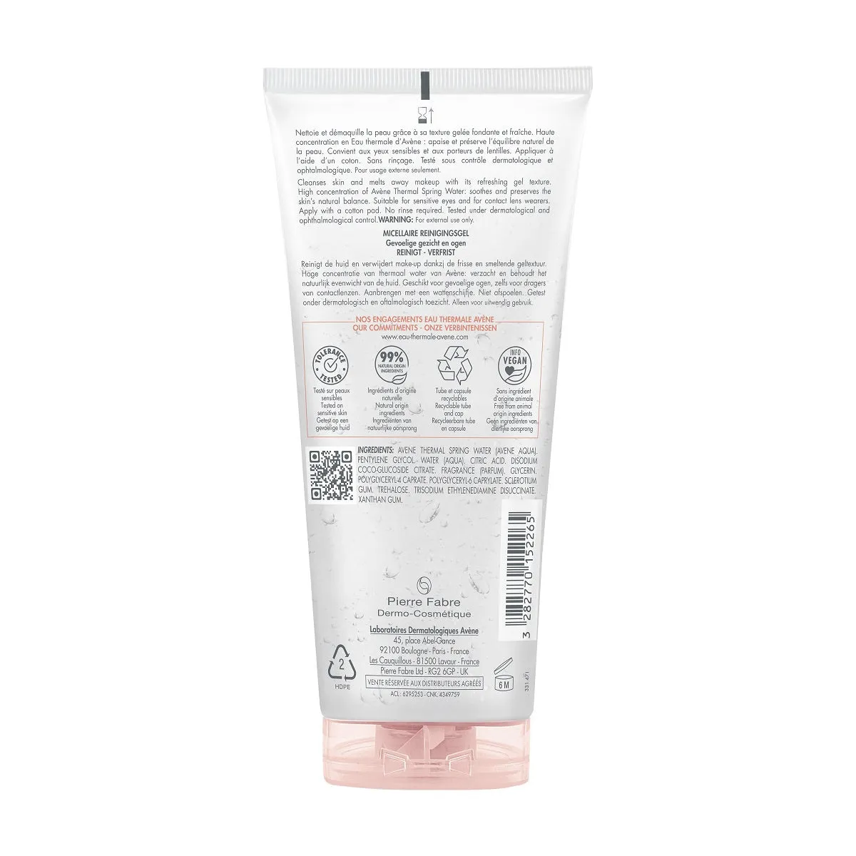 Avène Make-up Removing Micellar Gel 200ml.