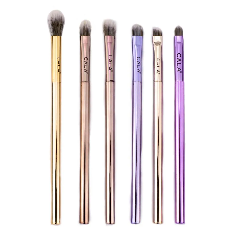 Cala Lustrous Prims : Brush Set & Pouch (6Pcs)