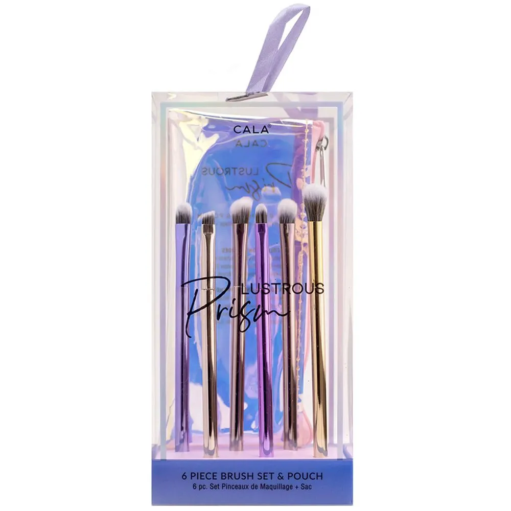 Cala Lustrous Prims : Brush Set & Pouch (6Pcs)