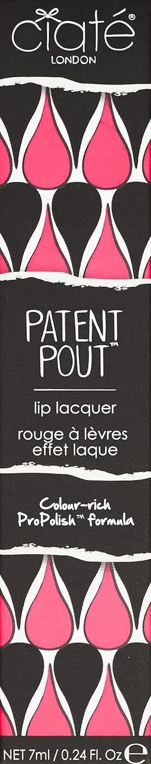 Ciate London Patent Pout lip lacquer Drama Queen 7ml