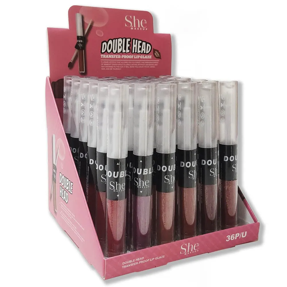 Double Head Lip Gloss (36 units)