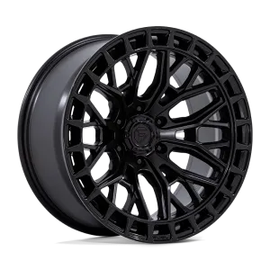 Fuel Off-Road FC869 Sigma 17X9 6X135 -12mm Blackout W Gloss Black Lip