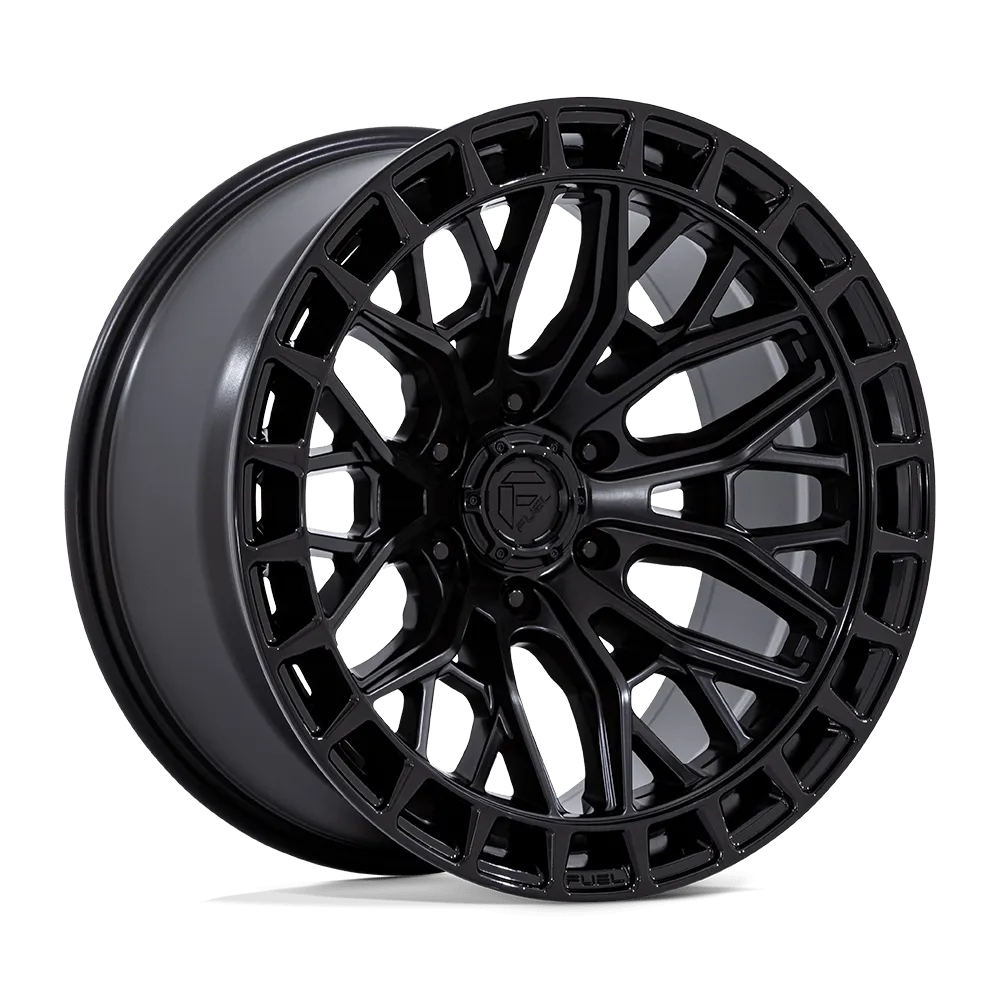 Fuel Off-Road FC869 Sigma 17X9 6X135 -12mm Blackout W Gloss Black Lip