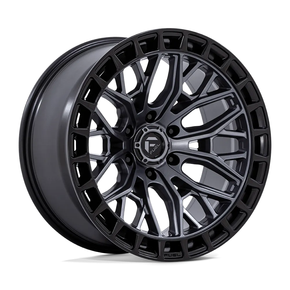 Fuel Off-Road FC869 Sigma 17X9 6X139.7 -12mm Matte Gunmetal W Matte Black Lip