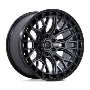 Fuel Off-Road FC869 Sigma 17X9 6X139.7 -12mm Matte Gunmetal W Matte Black Lip