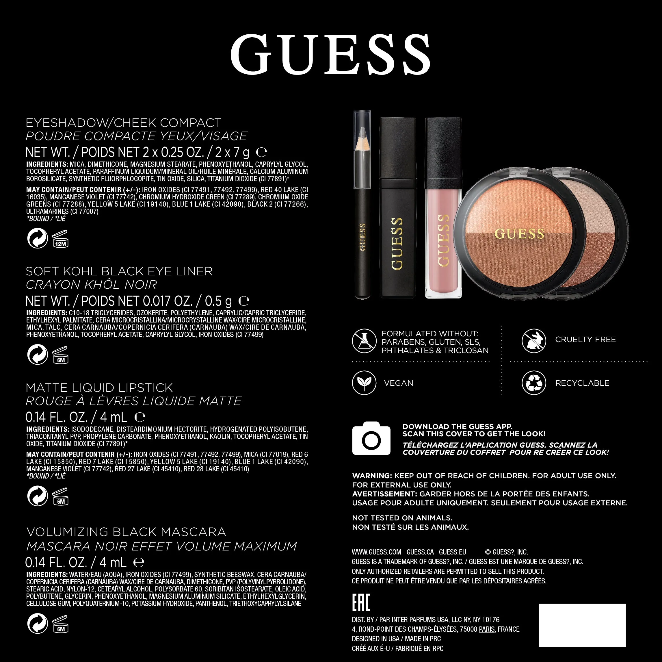 Guess Face Nude Look Book