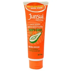 JUNSUI FACIAL WASH PAPAYA SCRUB 100GM