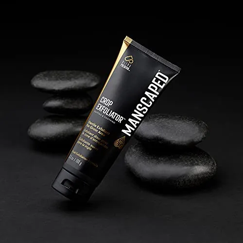 MANSCAPED® Crop Exfoliator™ Gentle Groin Exfoliant Scrub to Soothe and Clear the Skin, Vegan, Cruelty-Free (3.5 oz)