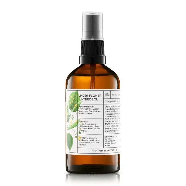 Ministerstwo Organic Linden Flower Hydrosol 100ml