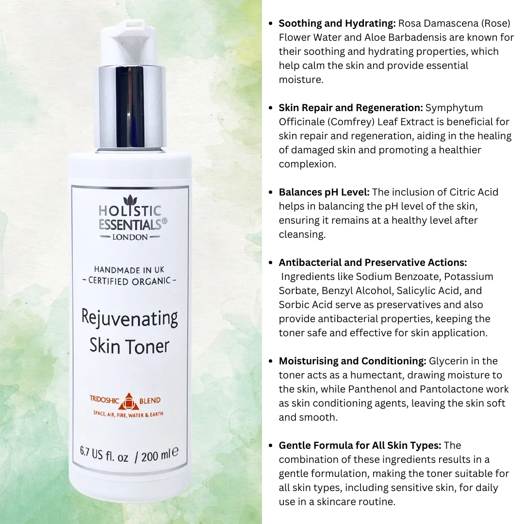 Re-Juvenating Facial Skin Toner - Re-Balance Formula