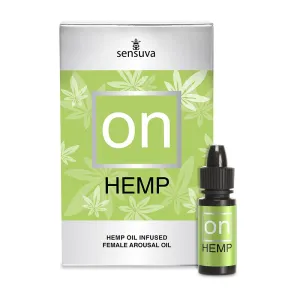 SENSUVA ON for Her - Hemp Oil Infused 5ml AROUSAL OIL