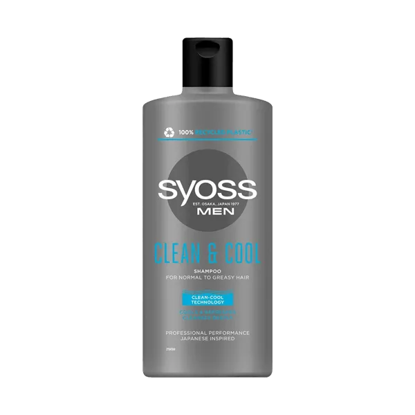 SYOSS MEN CLEAN AND COOL SHAMPOO 440ML