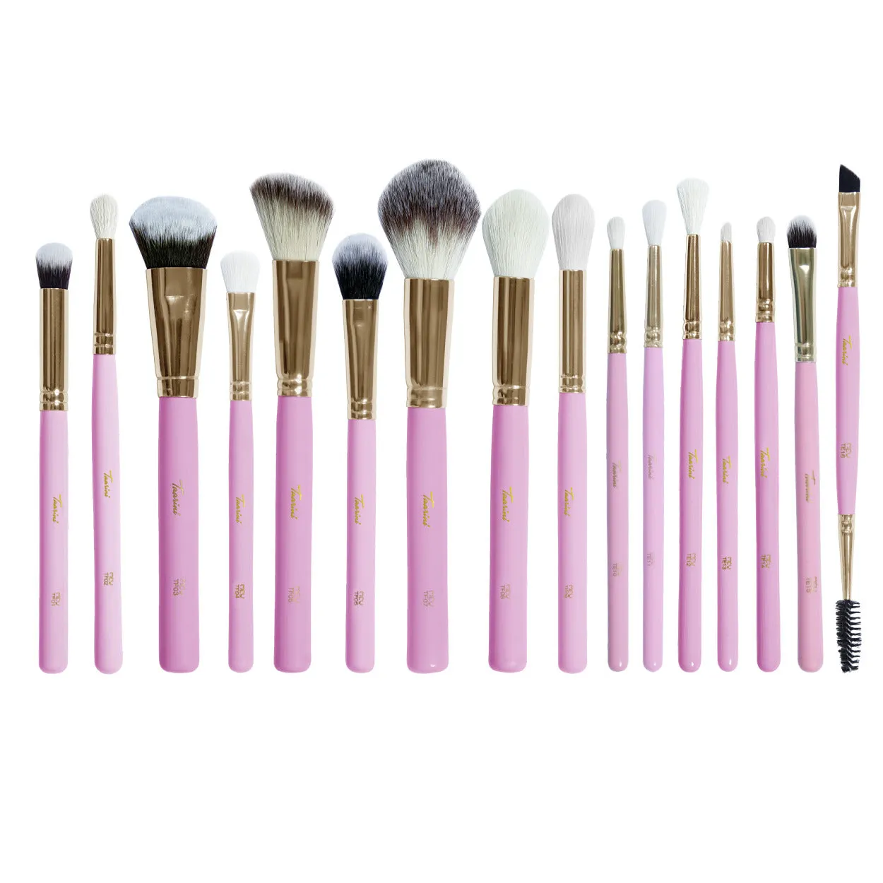 Taarini’s Artistry Arsenal 16 Pcs Professional Makeup Brush Set With Pouch