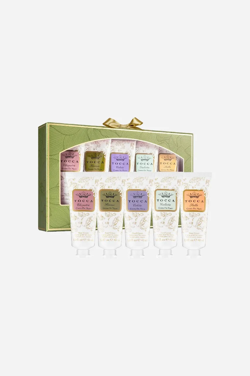 Tocca Wonders Collection Crema Quintette Mini Hand Cream Set, 1.5 oz.