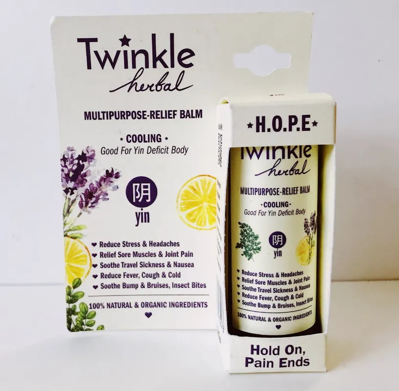 Twinkle Baby Herbal Multi Purpose Relief Balm (YIN) - 12g exp: 06/26