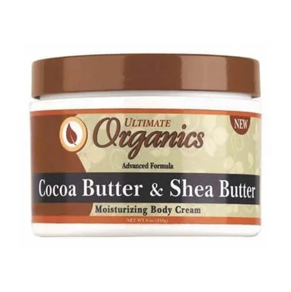 Ultimate Organics Cocoa Butter & Shea Butter Cream 227g