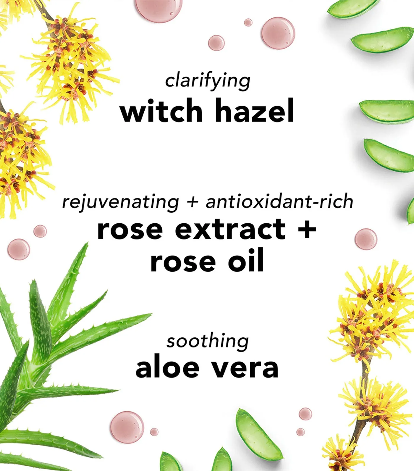 Witch Hazel And Rosewater Toner